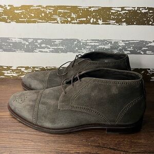 Marc Joseph Gold Suede